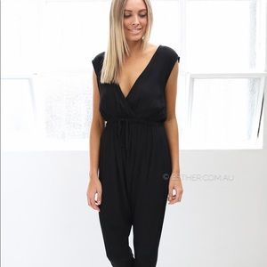 Dark Navy Low inseam jumpsuit